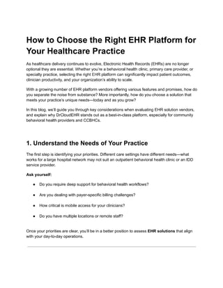 How to Choose the Right EHR Platform for Your Healthcare Practice.pdf