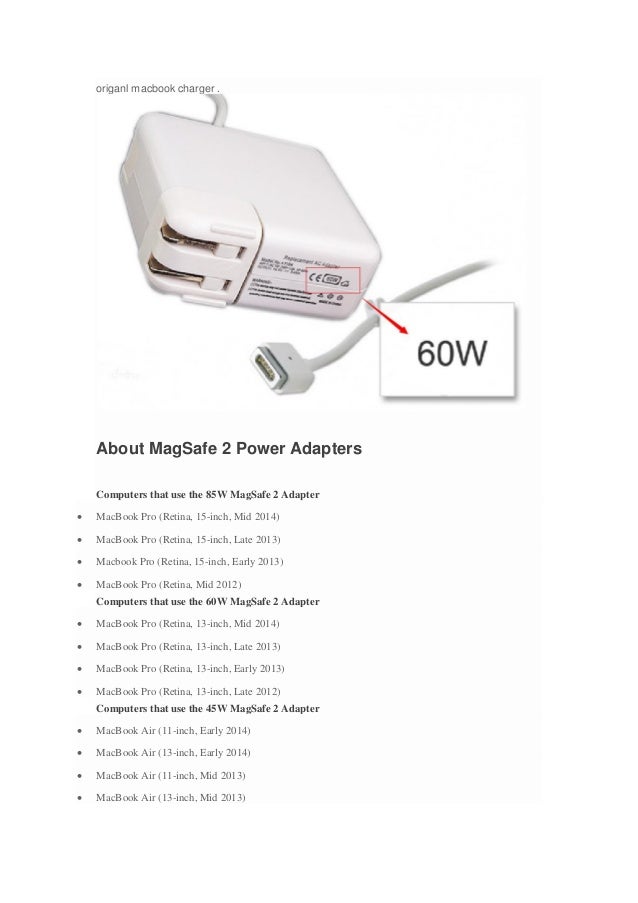 How To Choose The Right Macbook Charger