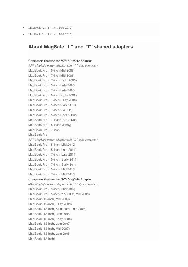 How To Choose The Right Macbook Charger How To Choose The Right Macbook Charger