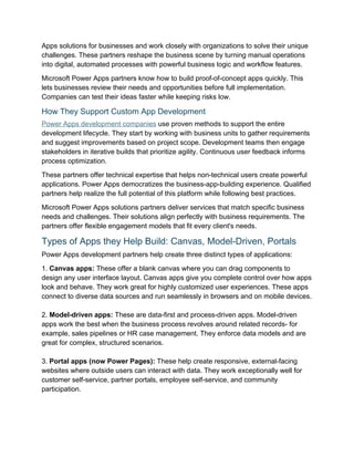 Choosing the Best Power Apps Partner: Key Criteria for Success | PDF