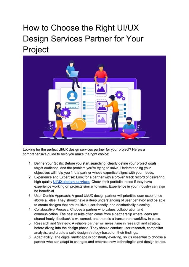 How to Choose the Right UI_UX Design Services Partner for Your Project ...