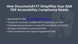 How to Choose the Right Vendor for ADA PDF Accessibility and Compliance ...