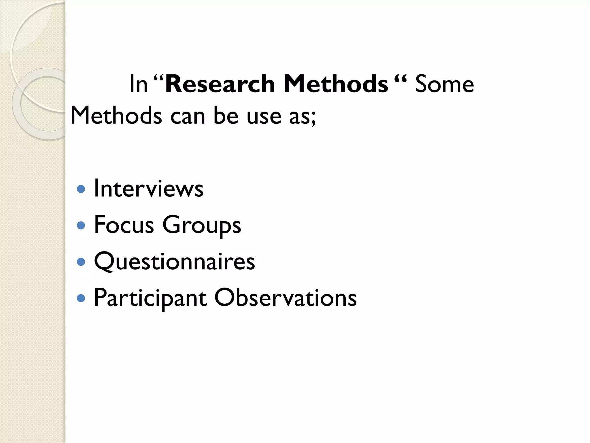 How to choose your research methods | PPTX