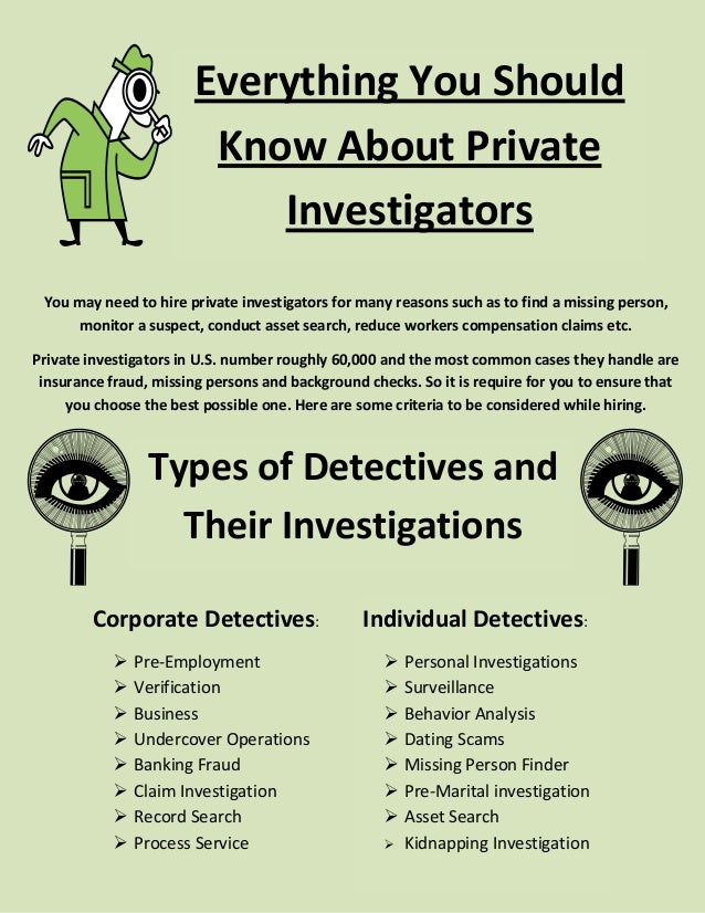 Tips on Hiring a Private Detective ...