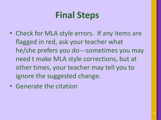 How To Cite A Journal Article From The Gale Literature Resource Cente