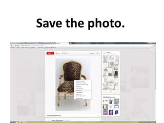 Save the photo.