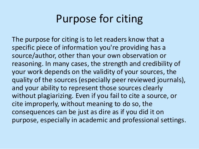 how to cite sources citing sources