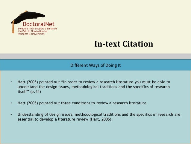 Literature review apa format