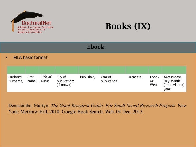 Mla cite e-book without page numbers image