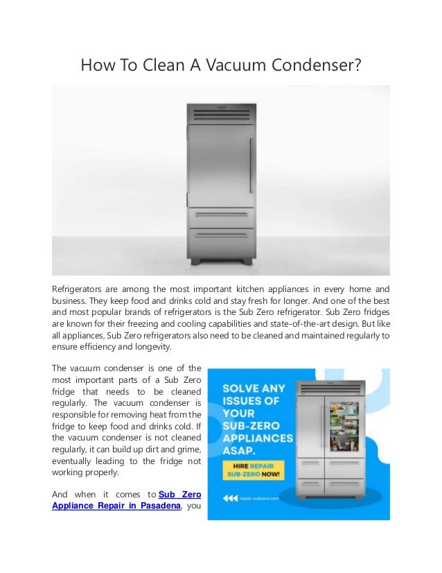How To Clean A Vacuum Condenser.pdf