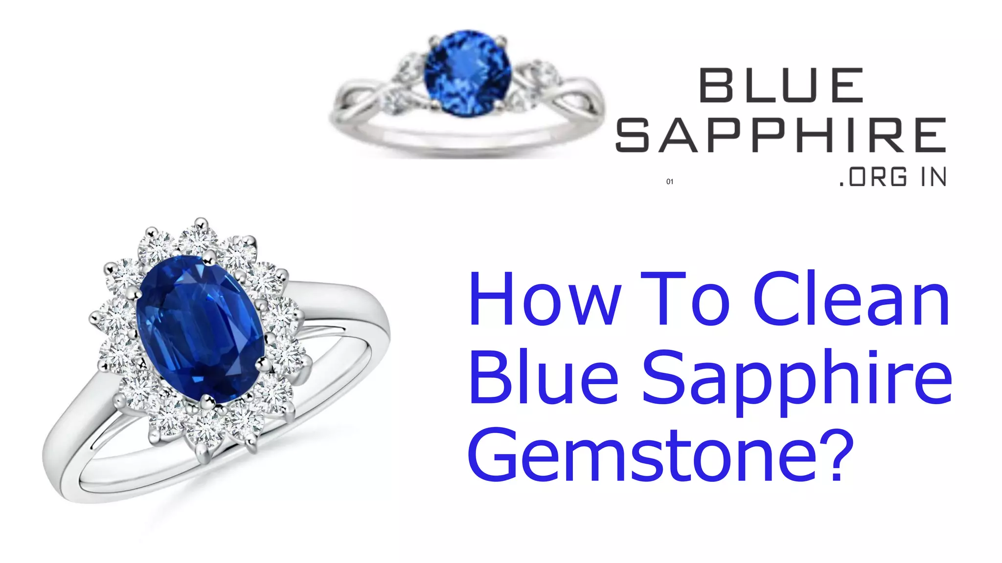 How to clean blue sapphire gemstone converted PPT
