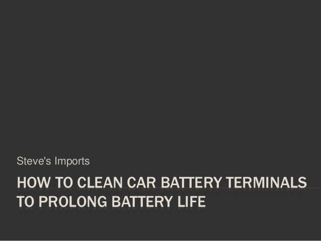Prolong Car Battery Life Prolong Car Battery Life