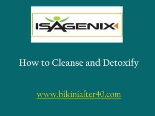 How to Cleanse and Detoxifywww.bikiniafter40.com 