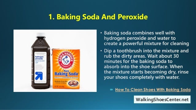 can peroxide clean shoes