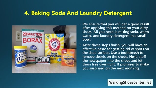 baking soda and vinegar shoe cleaner