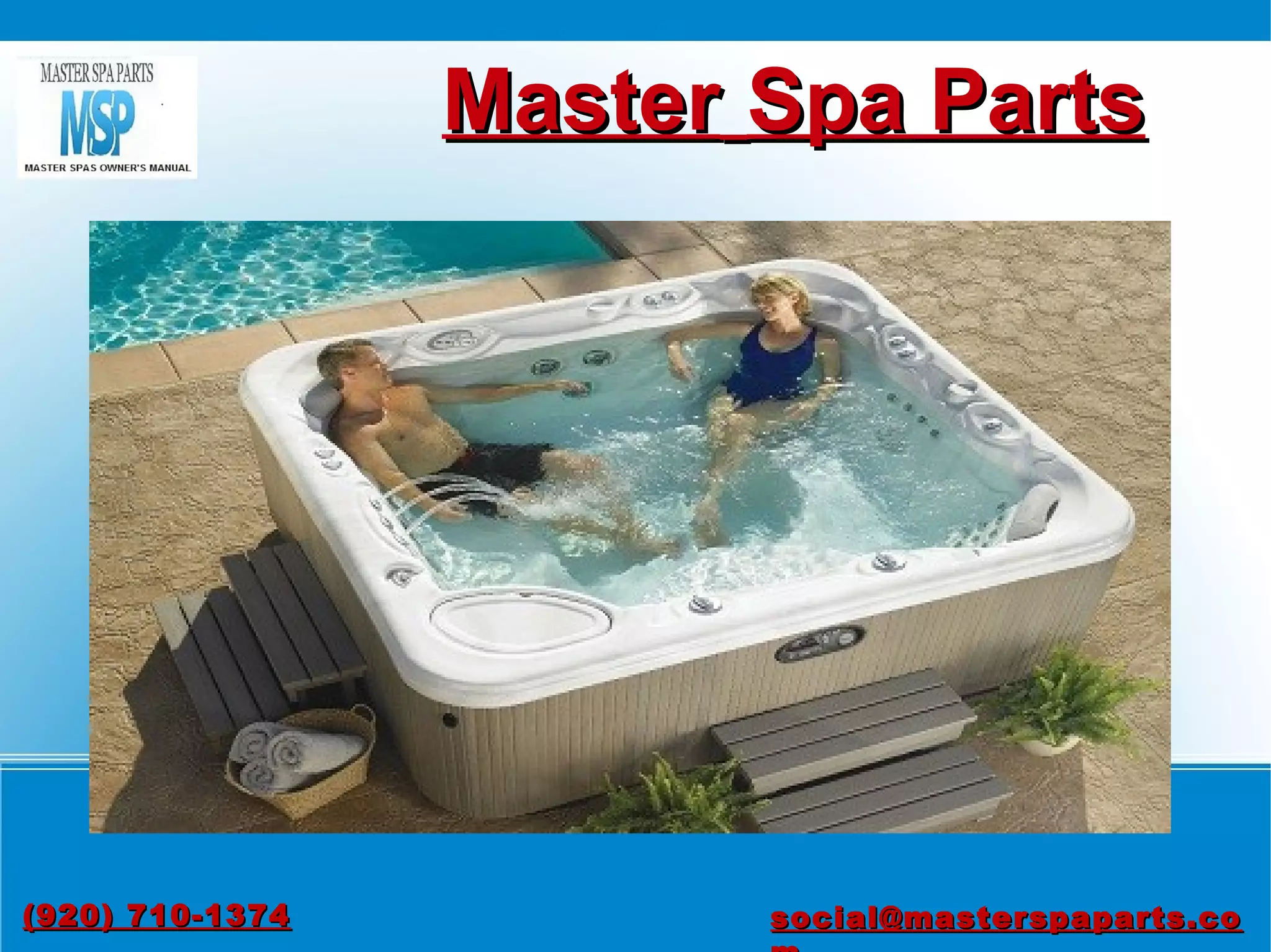 How to clean the jets in a spa? PPT
