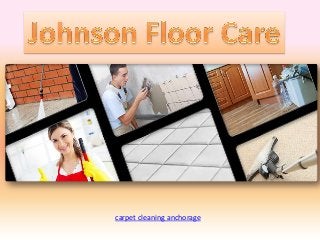 carpet cleaning anchorage

 