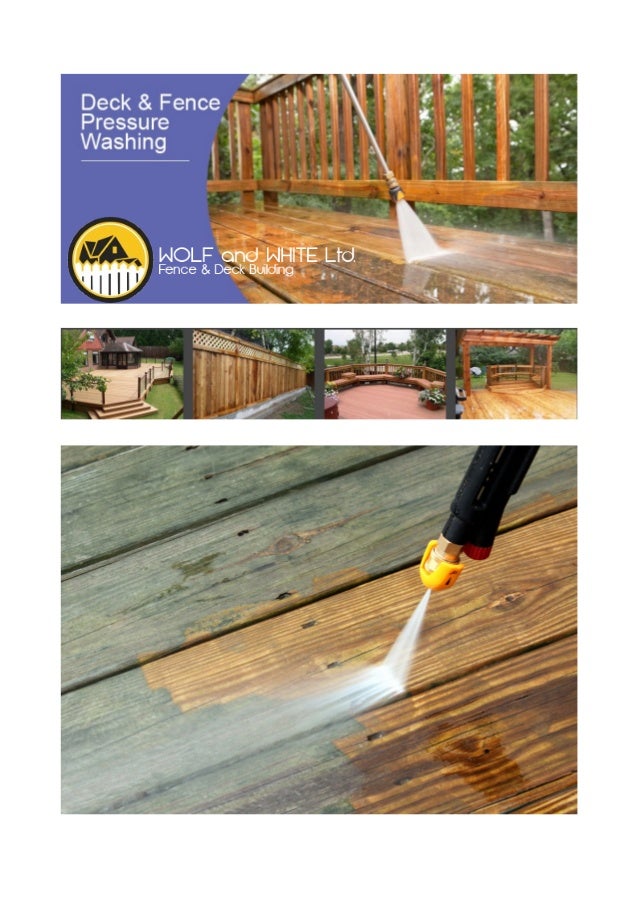 How To Clean Your Fence & Deck With A Pressure Washer