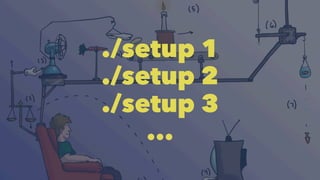 ./setup 1 
./setup 2 
./setup 3 
... 
 