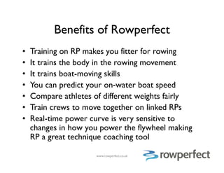 How to coach rowing and sculling using Rowperfect | PDF