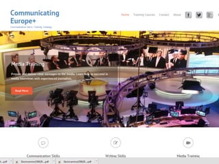 We	
  can	
  train	
  your	
  project	
  partners	
  	
  
info@communica/ngeu.com	
  or	
  call	
  +32	
  
473	
  391890	
  
 