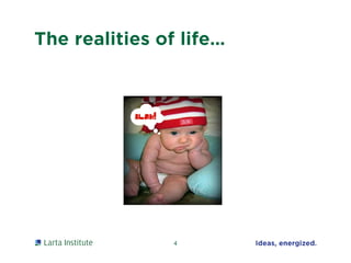 The realities of life…
4
 