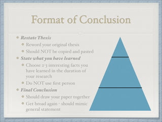 How To Write An Effective Conclusion And Parenthetical Citations