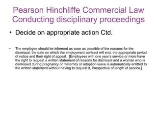 How to Conduct a Disciplinary Hearing. Referencing the ACAS Code of ...