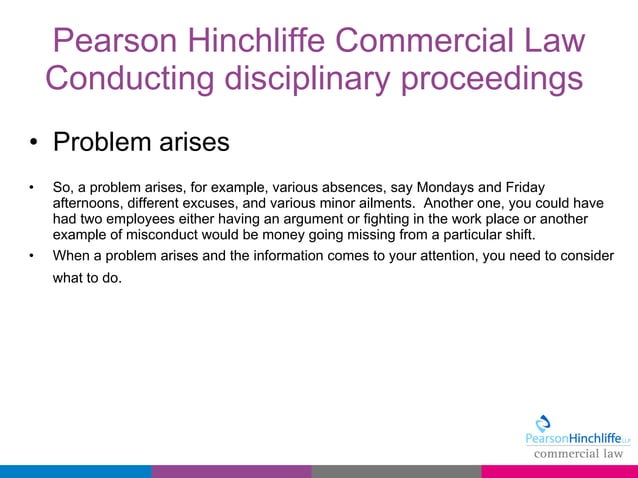 How to Conduct a Disciplinary Hearing. Referencing the ACAS Code of ...