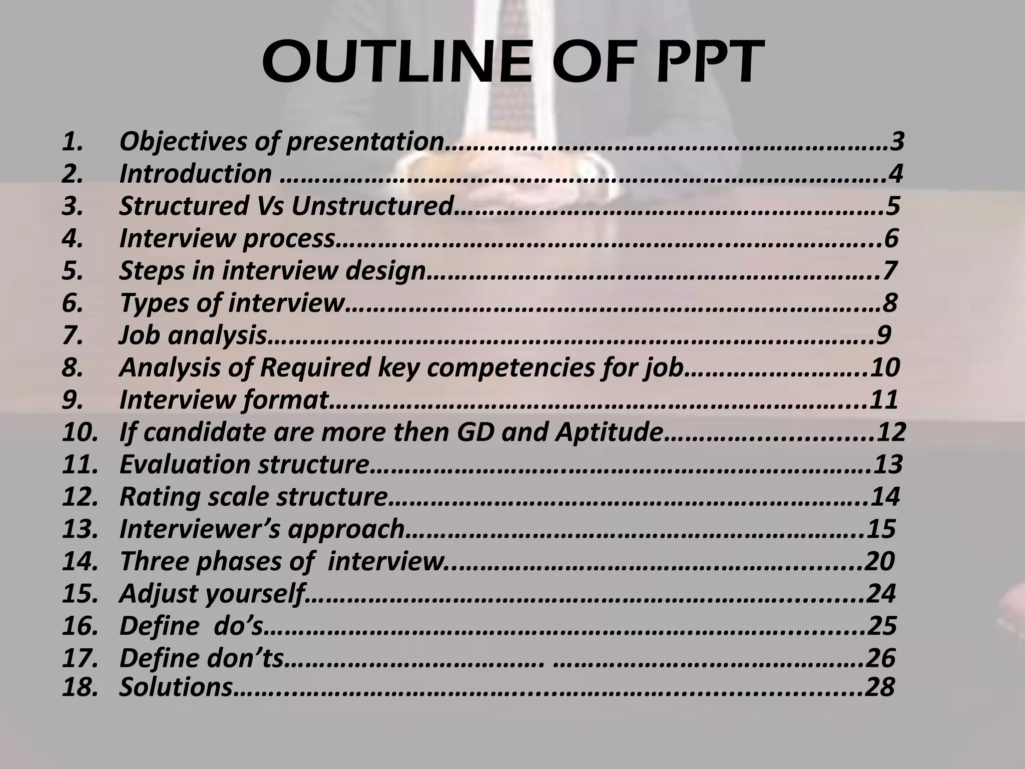 How to conduct an interview | PDF