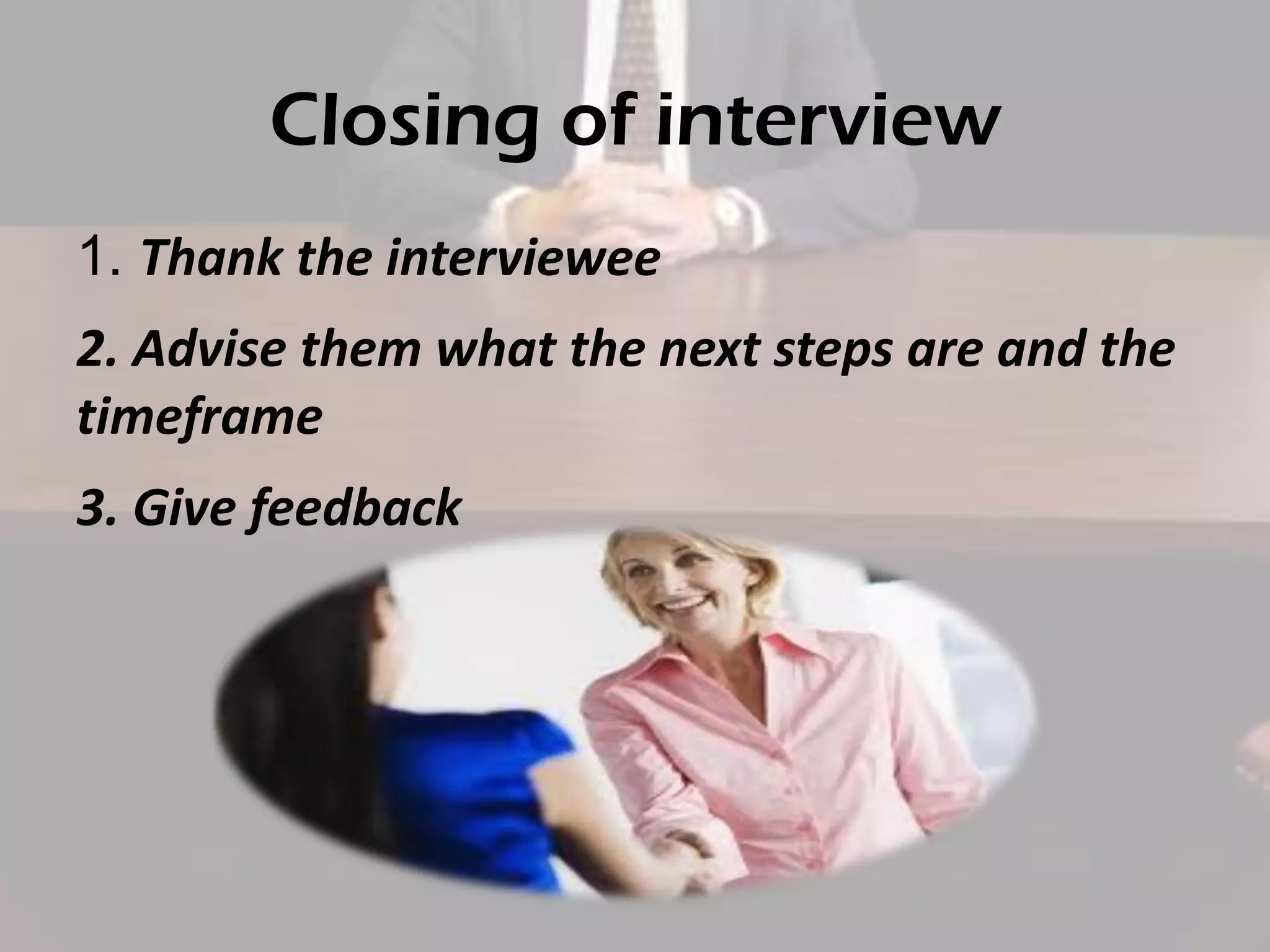 How to conduct an interview | PDF