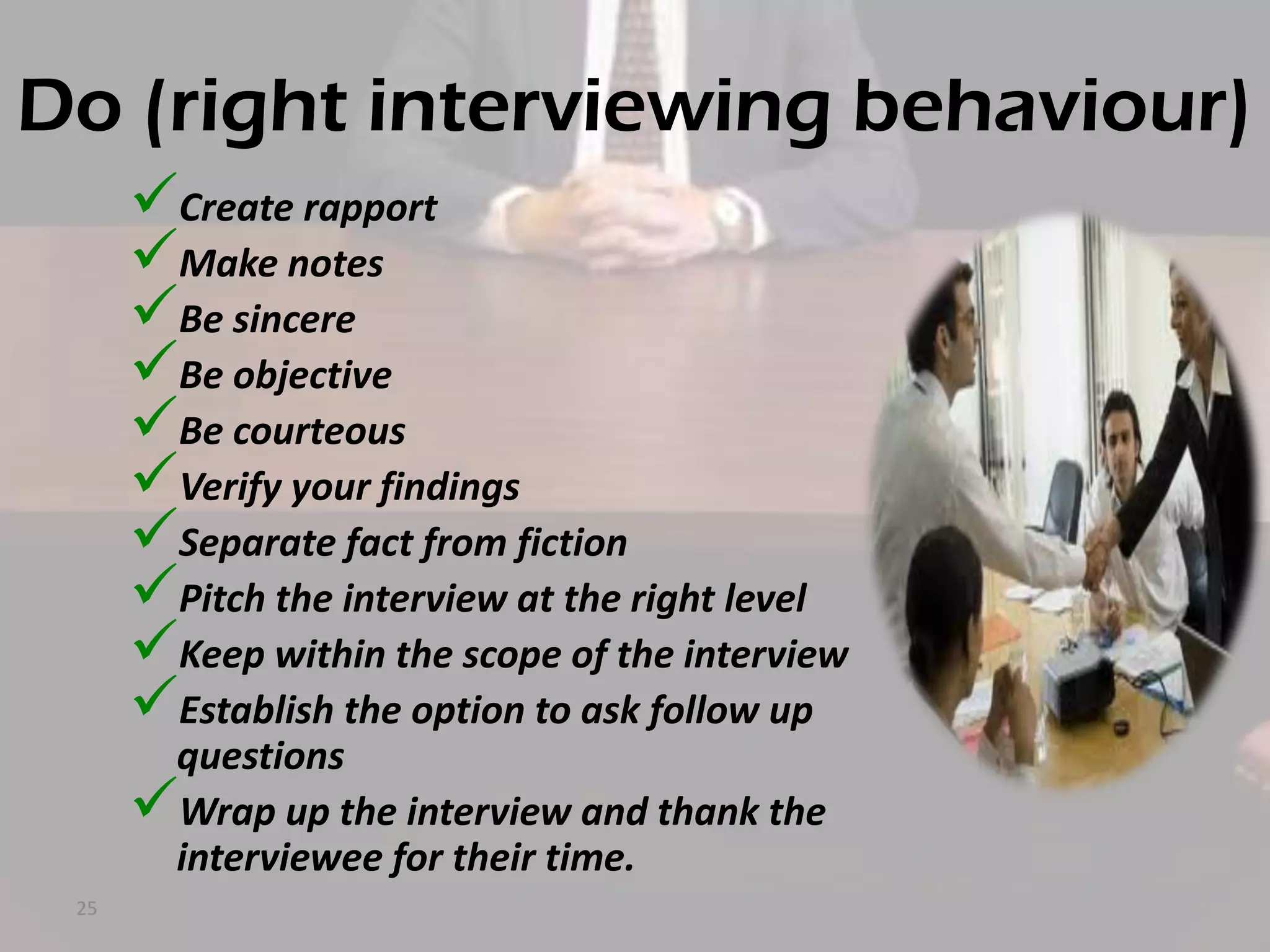 How to conduct an interview | PDF