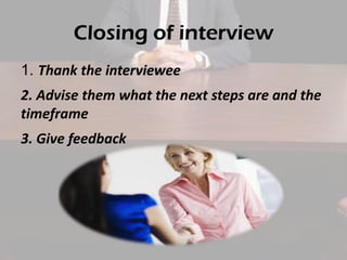 How to conduct an interview | PDF