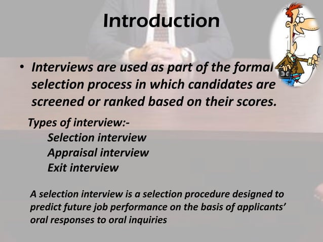 How to conduct an interview | PDF