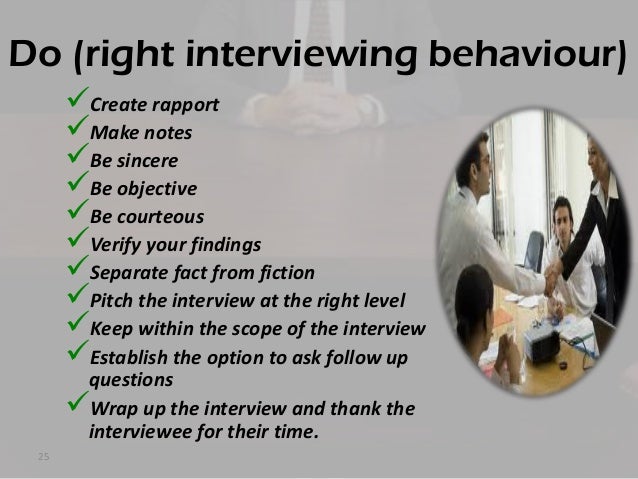 How to conduct an interview