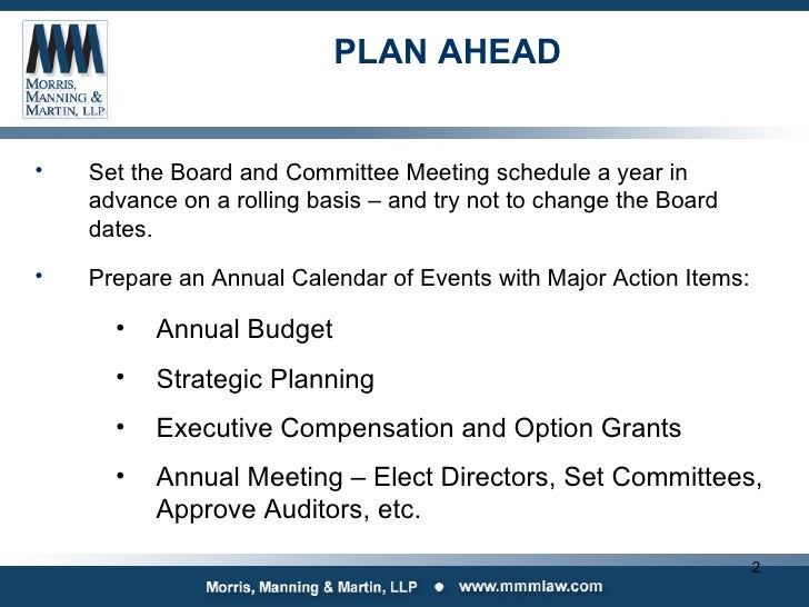 How to conduct a successful board meeting