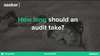 How to Conduct a Technical SEO Audit | Faye Watt | SheffieldDM