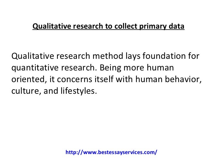 Conduct primary research dissertation