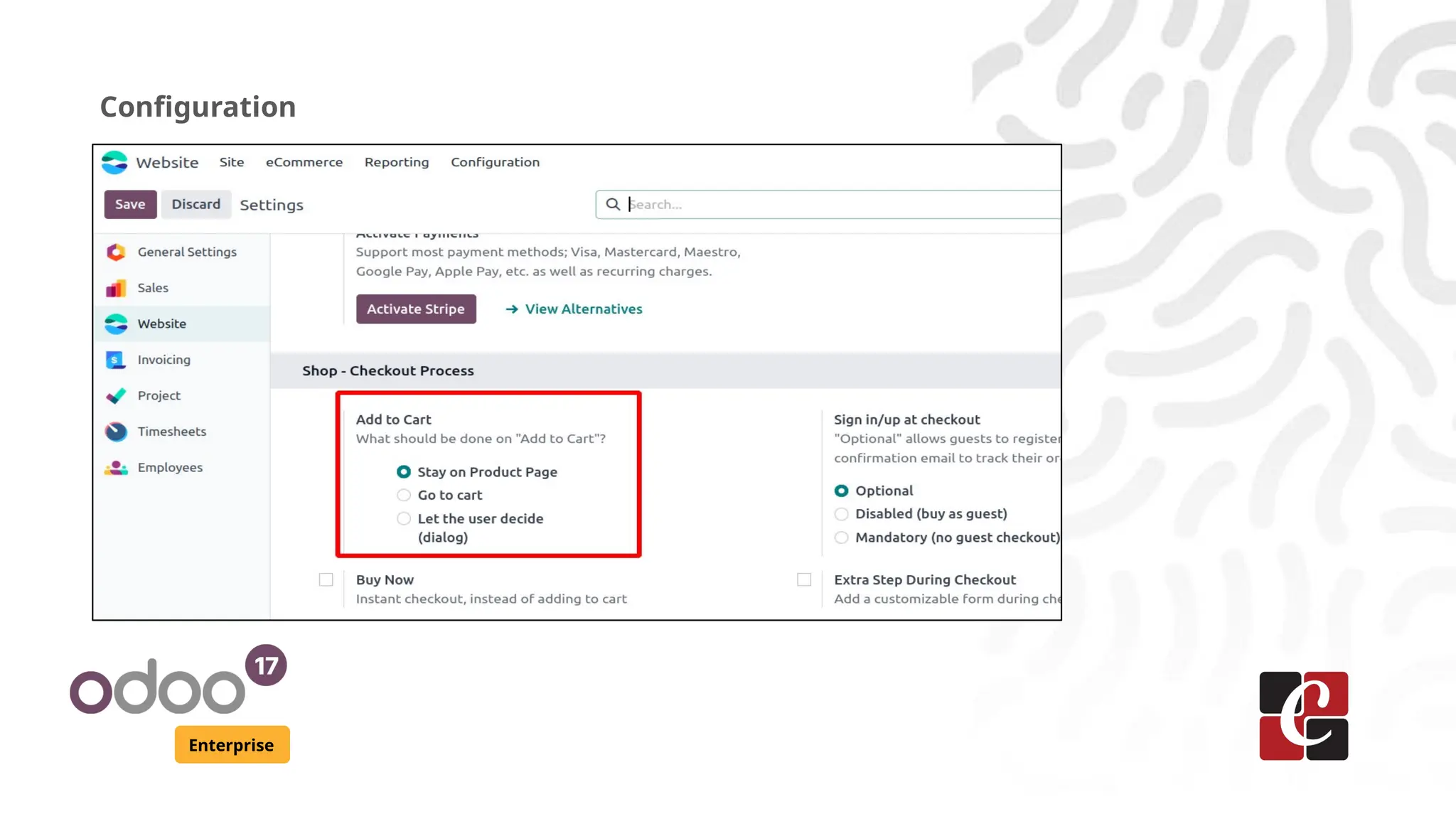 Enterprise
Configuration
 