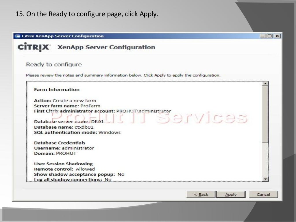 Citrix server 2008 Citrix server 2008 mysql workbench postgres