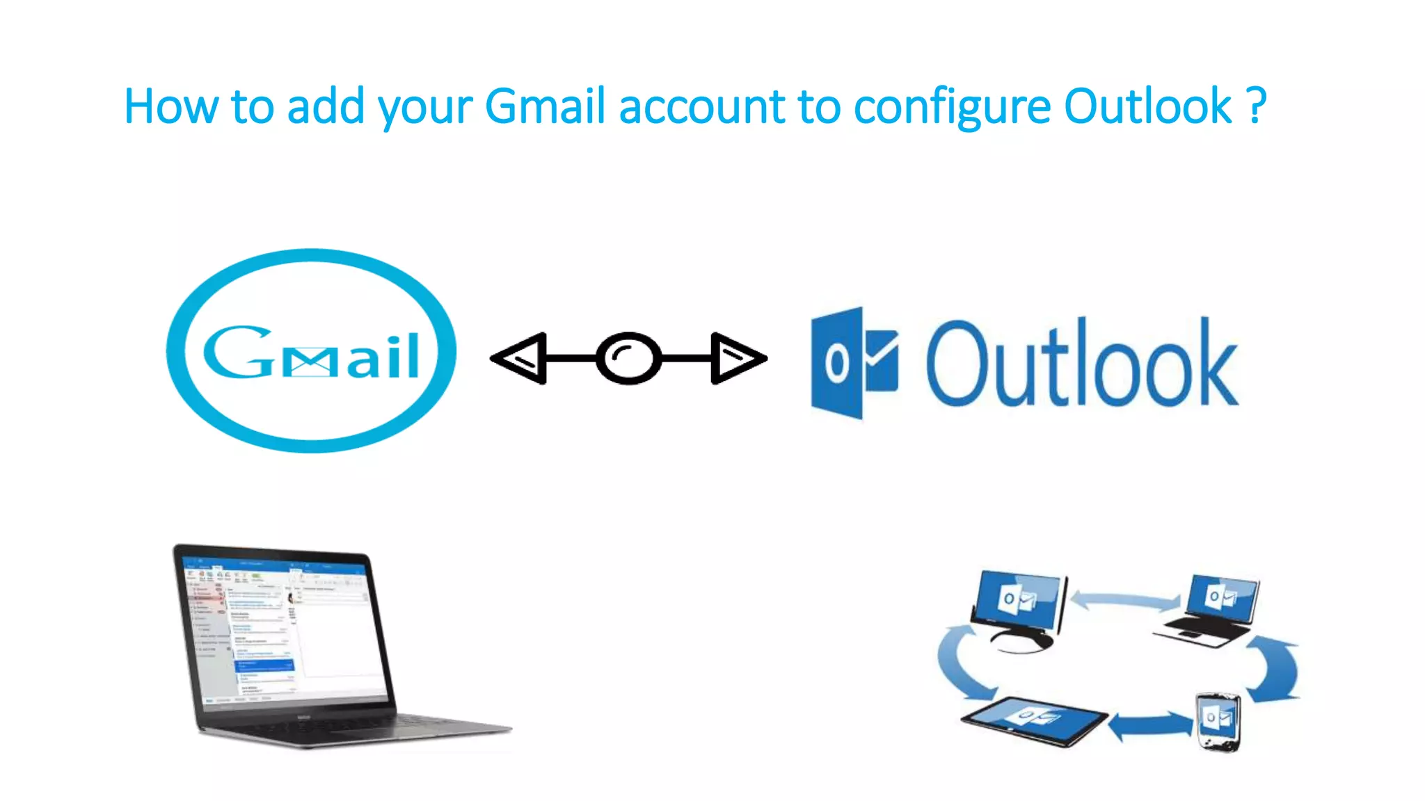 How to configure gmail in outlook | PPTX