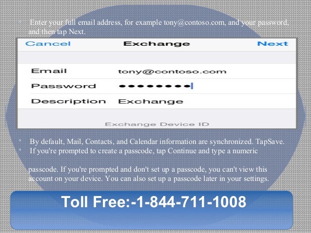 How to configure hotmail smtp settings for iphone