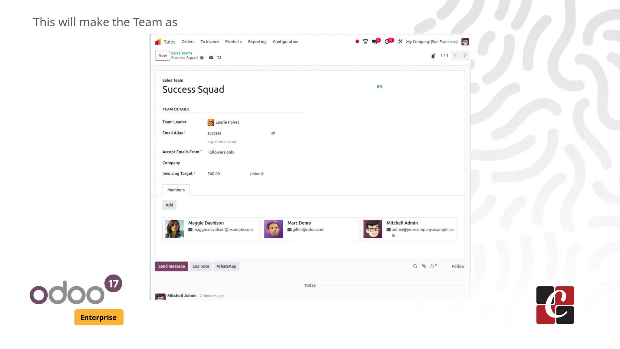 Enterprise
This will make the Team as
 