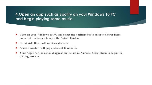apple airpods on windows 10