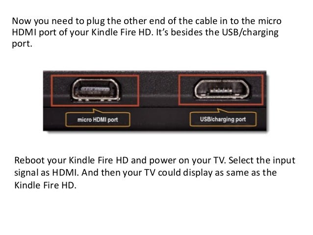 How To Connect Kindle Fire Hd To Tv