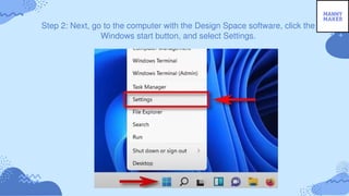 How to Connect Printer to Cricut Design Space? | PDF
