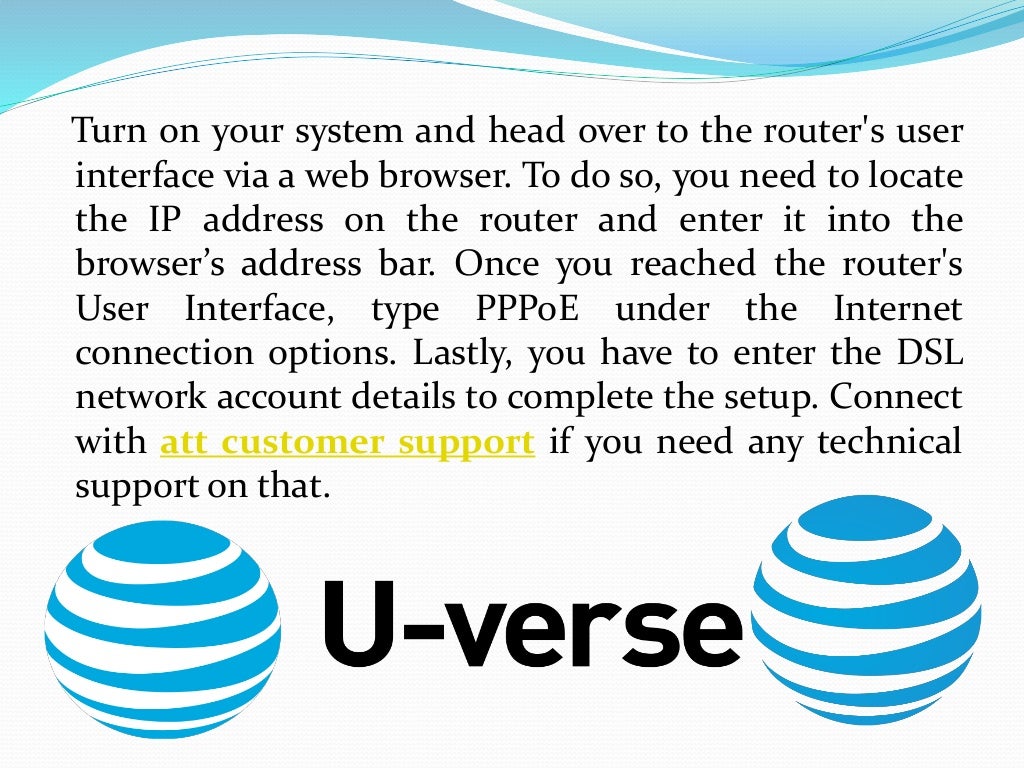 att router address att router address