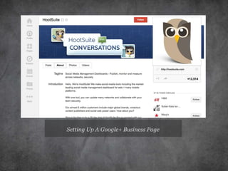 Setting Up A Google+ Business Page
 