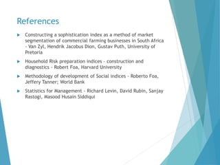 How to construct an index for social research | PPTX