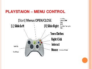 PLAYSTAION – MENU CONTROL
